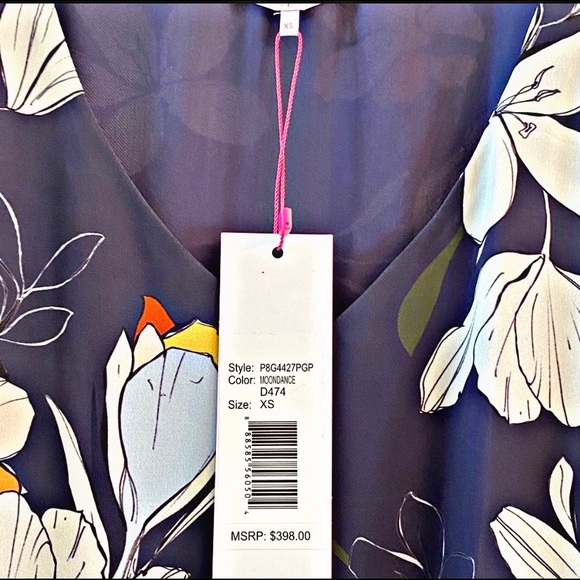 NWT PARKER MOONDANCE COLD-SHOULDER FLORAL … - Picture 7 of 11